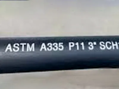ASTM A335 P11 Seamless Admisce Ferro Pipe ad Maximum- Service Temperatura